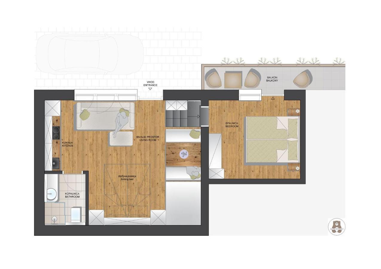 Apartma J.E.Z. Bohinj Exteriör bild